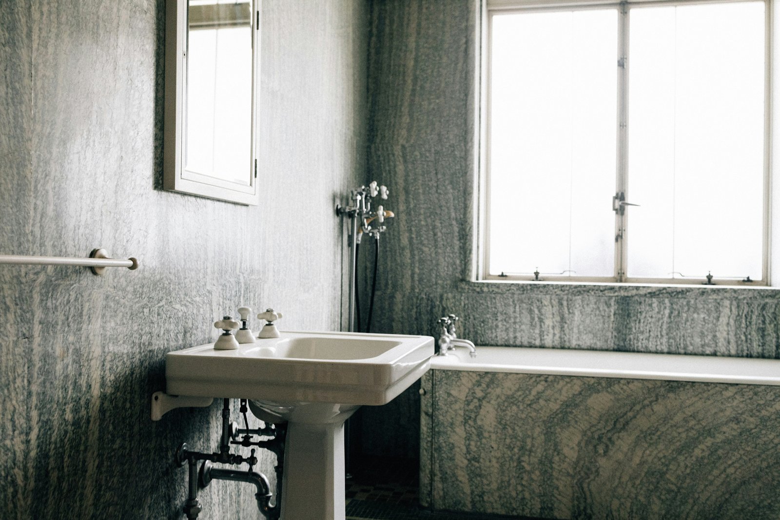 Reinigung einer Wasserleitung